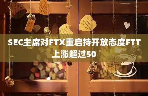 SEC主席对FTX重启持开放态度FTT上涨超过50