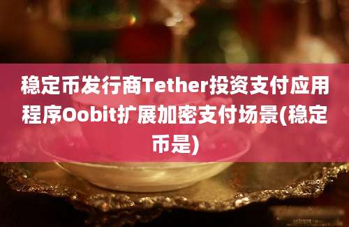 稳定币发行商Tether投资支付应用程序Oobit扩展加密支付场景(稳定币是)