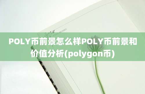 POLY币前景怎么样POLY币前景和价值分析(polygon币)