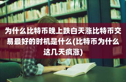 为什么比特币晚上跌白天涨比特币交易最好的时机是什么(比特币为什么这几天疯涨)