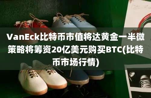 VanEck比特币市值将达黄金一半微策略将筹资20亿美元购买BTC(比特币市场行情)