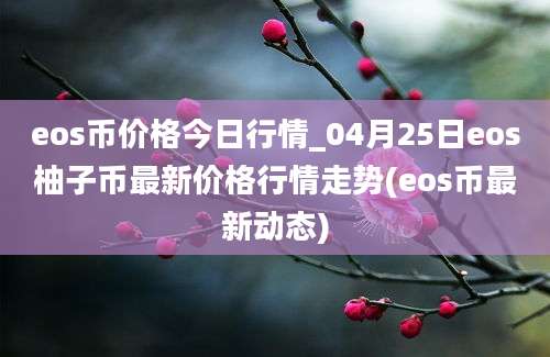 eos币价格今日行情_04月25日eos柚子币最新价格行情走势(eos币最新动态)