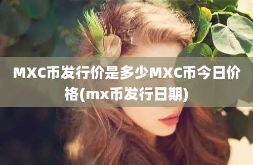 MXC币发行价是多少MXC币今日价格(mx币发行日期)