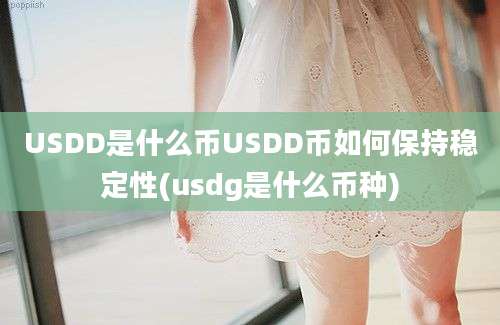 USDD是什么币USDD币如何保持稳定性(usdg是什么币种)