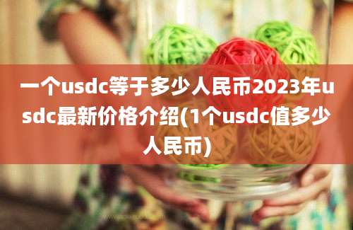 一个usdc等于多少人民币2023年usdc最新价格介绍(1个usdc值多少人民币)