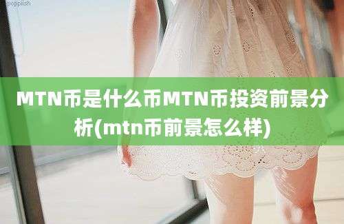 MTN币是什么币MTN币投资前景分析(mtn币前景怎么样)