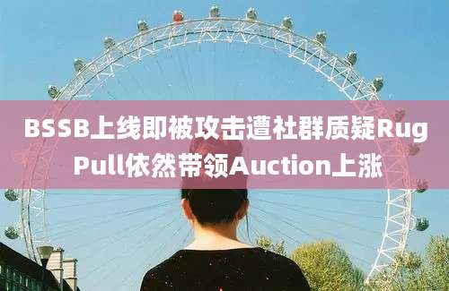 BSSB上线即被攻击遭社群质疑Rug Pull依然带领Auction上涨