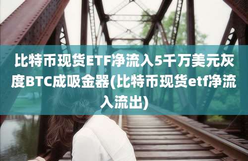 比特币现货ETF净流入5千万美元灰度BTC成吸金器(比特币现货etf净流入流出)