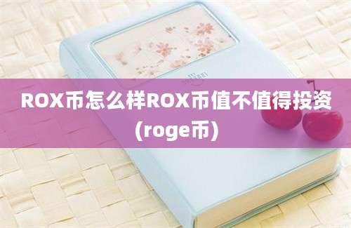 ROX币怎么样ROX币值不值得投资(roge币)