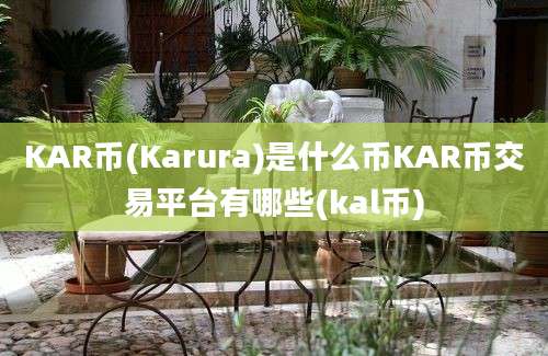 KAR币(Karura)是什么币KAR币交易平台有哪些(kal币)