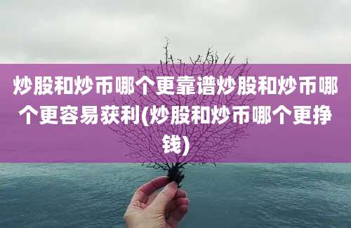 炒股和炒币哪个更靠谱炒股和炒币哪个更容易获利(炒股和炒币哪个更挣钱)