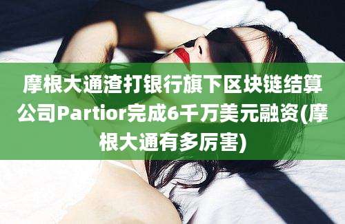 摩根大通渣打银行旗下区块链结算公司Partior完成6千万美元融资(摩根大通有多厉害)