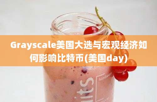 Grayscale美国大选与宏观经济如何影响比特币(美国day)