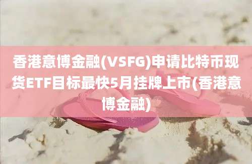 香港意博金融(VSFG)申请比特币现货ETF目标最快5月挂牌上市(香港意博金融)