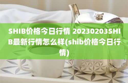 SHIB价格今日行情 20230203SHIB最新行情怎么样(shib价格今日行情)