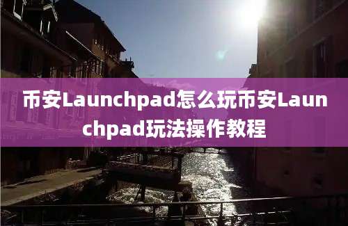 币安Launchpad怎么玩币安Launchpad玩法操作教程