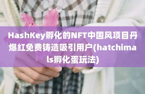 HashKey孵化的NFT中国风项目丹爆红免费铸造吸引用户(hatchimals孵化蛋玩法)