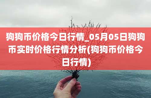 狗狗币价格今日行情_05月05日狗狗币实时价格行情分析(狗狗币价格今日行情)