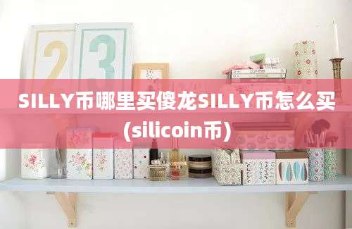 SILLY币哪里买傻龙SILLY币怎么买(silicoin币)