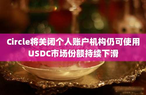 Circle将关闭个人账户机构仍可使用USDC市场份额持续下滑