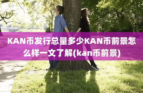 KAN币发行总量多少KAN币前景怎么样一文了解(kan币前景)