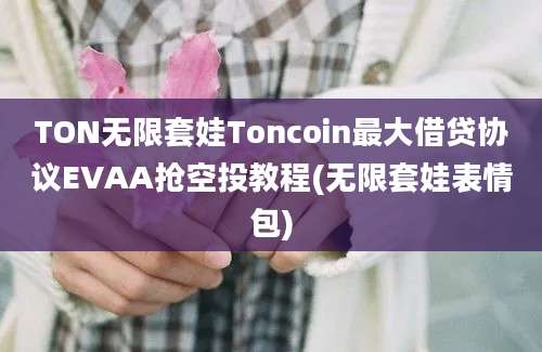 TON无限套娃Toncoin最大借贷协议EVAA抢空投教程(无限套娃表情包)