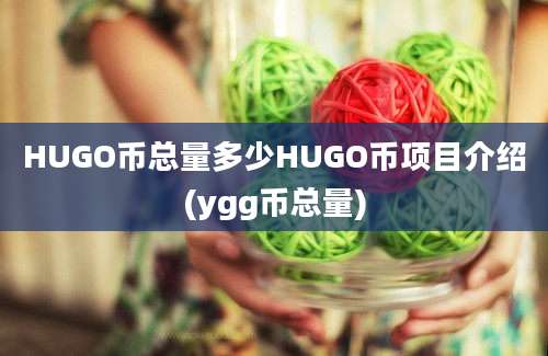 HUGO币总量多少HUGO币项目介绍(ygg币总量)