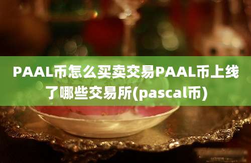 PAAL币怎么买卖交易PAAL币上线了哪些交易所(pascal币)