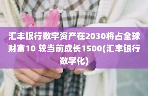 汇丰银行数字资产在2030将占全球财富10 较当前成长1500(汇丰银行数字化)