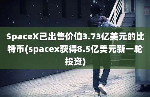 SpaceX已出售价值3.73亿美元的比特币(spacex获得8.5亿美元新一轮投资)