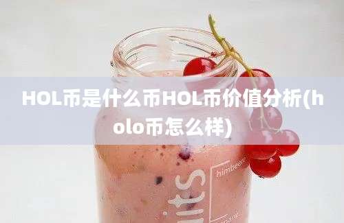 HOL币是什么币HOL币价值分析(holo币怎么样)