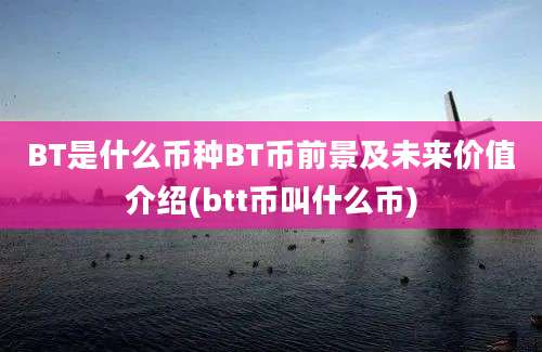 BT是什么币种BT币前景及未来价值介绍(btt币叫什么币)