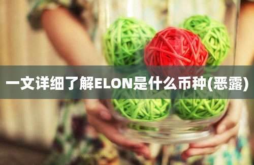 一文详细了解ELON是什么币种(恶露)