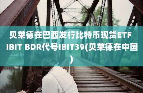 贝莱德在巴西发行比特币现货ETF IBIT BDR代号IBIT39(贝莱德在中国)