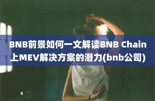 BNB前景如何一文解读BNB Chain上MEV解决方案的潜力(bnb公司)