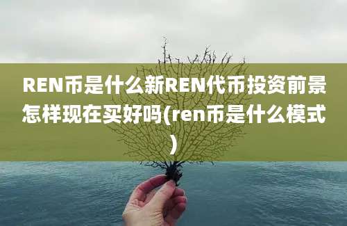 REN币是什么新REN代币投资前景怎样现在买好吗(ren币是什么模式)