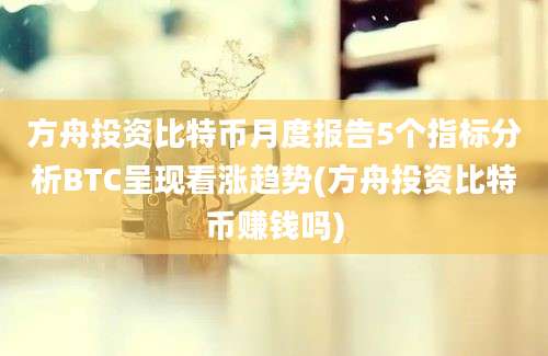 方舟投资比特币月度报告5个指标分析BTC呈现看涨趋势(方舟投资比特币赚钱吗)