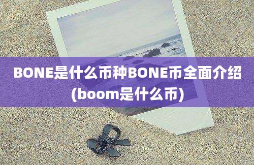 BONE是什么币种BONE币全面介绍(boom是什么币)