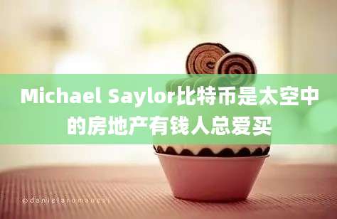 Michael Saylor比特币是太空中的房地产有钱人总爱买