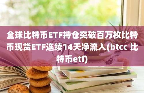 全球比特币ETF持仓突破百万枚比特币现货ETF连续14天净流入(btcc 比特币etf)