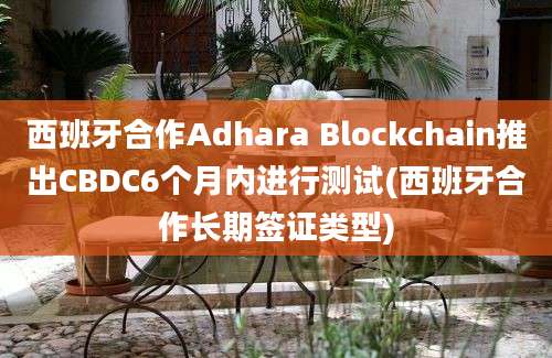 西班牙合作Adhara Blockchain推出CBDC6个月内进行测试(西班牙合作长期签证类型)