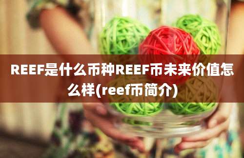 REEF是什么币种REEF币未来价值怎么样(reef币简介)