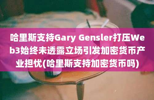 哈里斯支持Gary Gensler打压Web3始终未透露立场引发加密货币产业担忧(哈里斯支持加密货币吗)