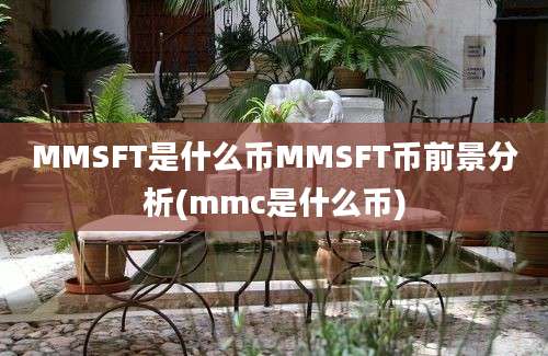 MMSFT是什么币MMSFT币前景分析(mmc是什么币)