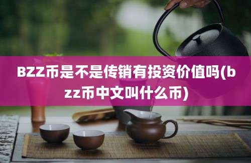 BZZ币是不是传销有投资价值吗(bzz币中文叫什么币)