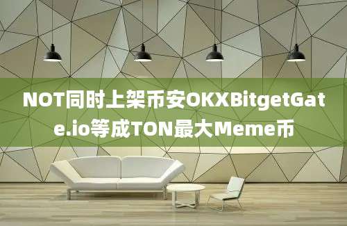 NOT同时上架币安OKXBitgetGate.io等成TON最大Meme币