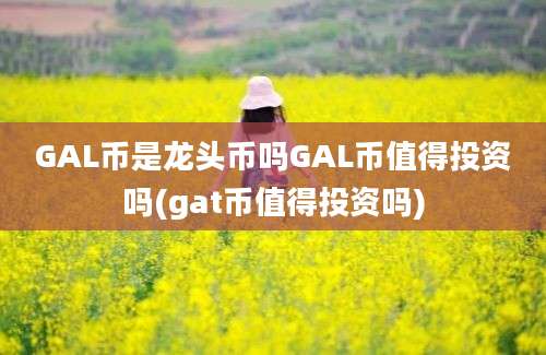 GAL币是龙头币吗GAL币值得投资吗(gat币值得投资吗)