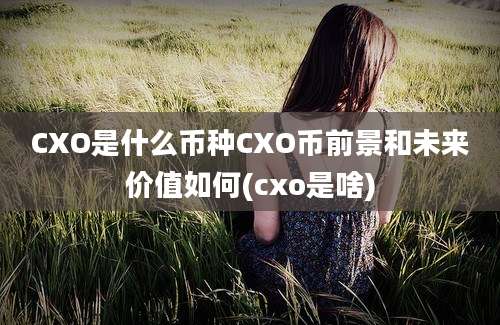 CXO是什么币种CXO币前景和未来价值如何(cxo是啥)