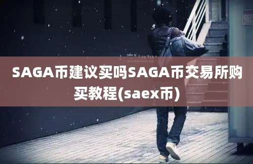 SAGA币建议买吗SAGA币交易所购买教程(saex币)