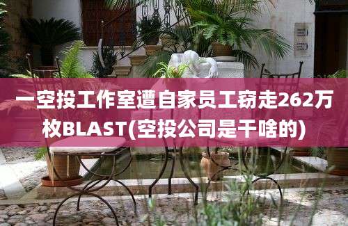 一空投工作室遭自家员工窃走262万枚BLAST(空投公司是干啥的)